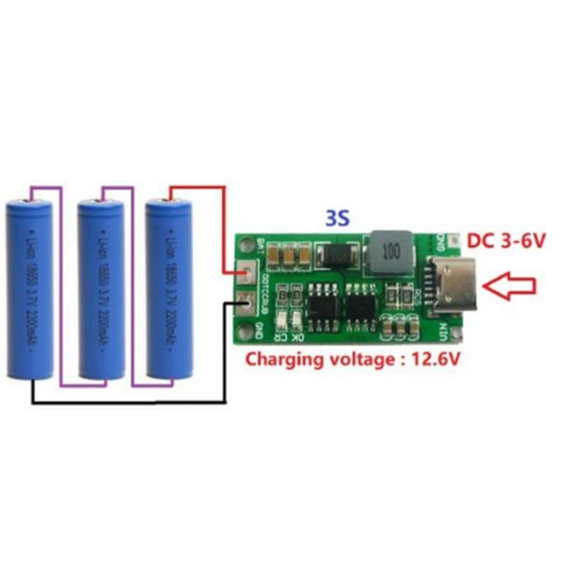 3S 12,6V 2A Li-ion & Lipo Pil Şarj Devresi - Görsel 6