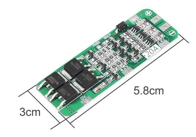 6V BMS Koruma Kartı Lityum Batarya 18650 Li-ion Lipo Protection Module lityum iyonlu pil modülü