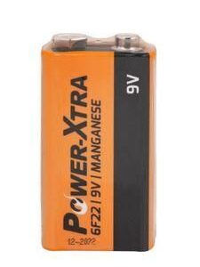 Power-Xtra 9V Çinko Manganez Pil 6F22