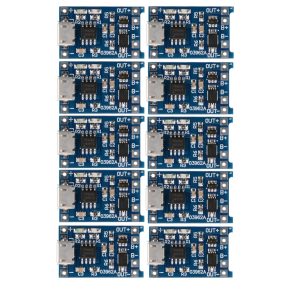 TP4056 10 Adet Korumalı 1A Lipo - Li Ion Pil Şarj Devresi 3
