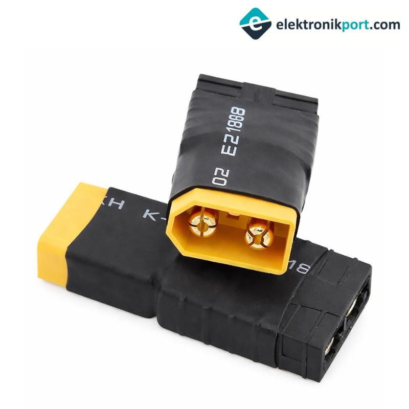 Trx Dişi To Xt60 Erkek Çevirici Dönüştürücü Konnektör Lipo Pil - Görsel 4