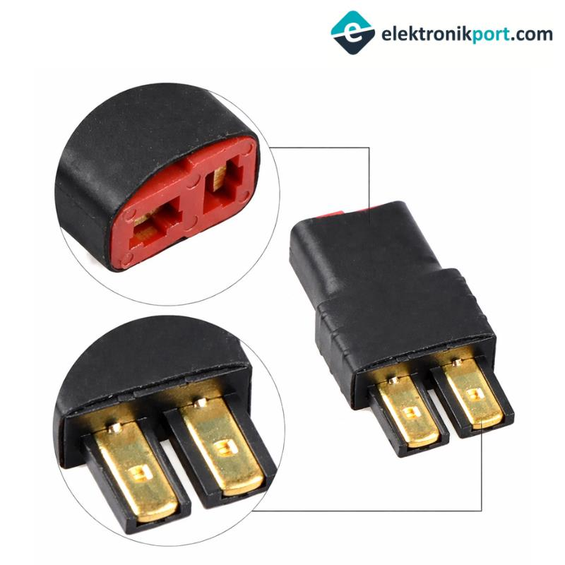 Trx Erkek Fiş To T-plug Dişi Konnektör Çevirici Adaptör Lipo Pil