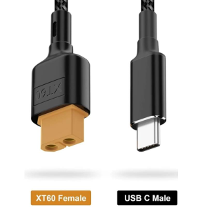 USB-C'den XT-60 Dönüştürücü Şarj Kablosu Power Kablosu