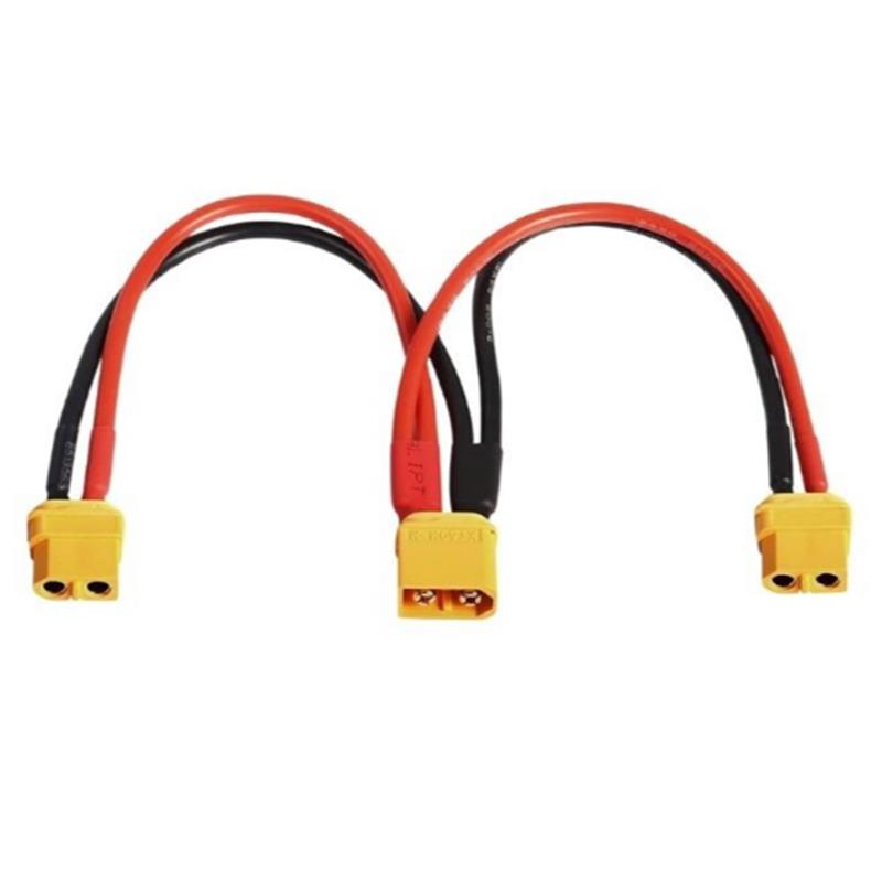 XT60 1 Erkek - 2 Dişi Y Splitter Paralel Dönüştürücü Kablo 20cm